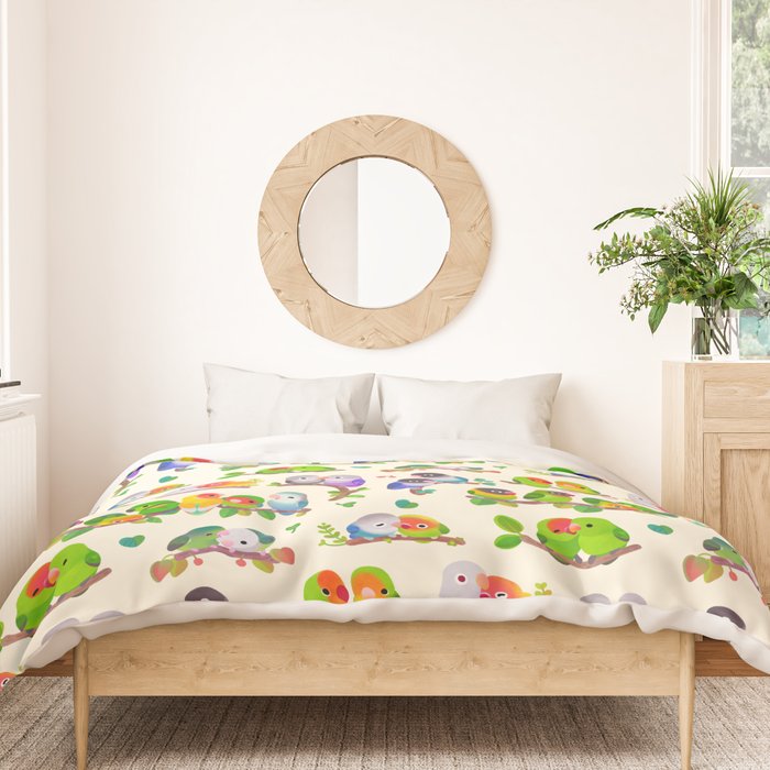 Lovebird Duvet Cover Gallery Image 3