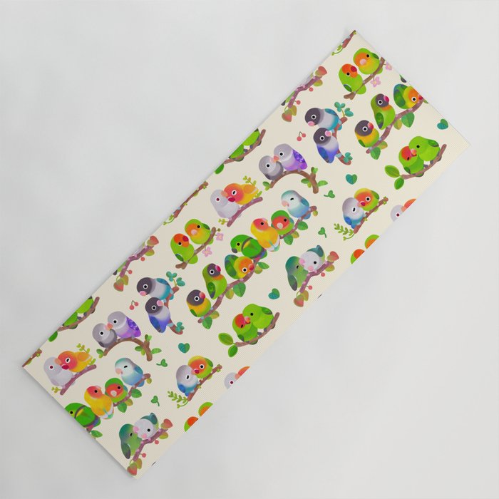 Lovebird Yoga Mat Gallery Image 1