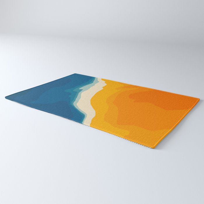 Seascape aerial view Rug Gallery Image 3