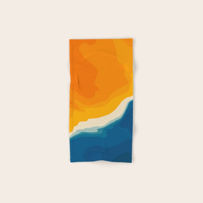 Seascape aerial view Bath Towel Gallery Image 1