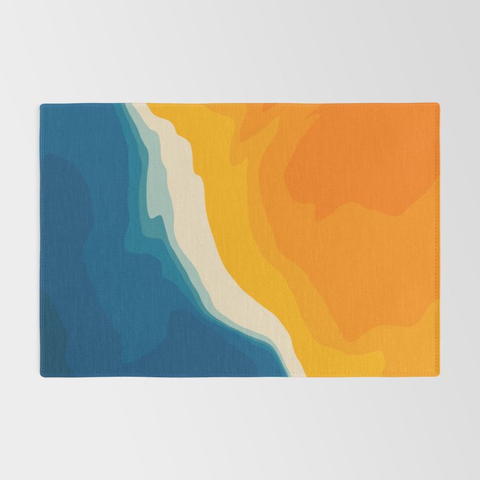 Seascape aerial view Rug Gallery Image 2