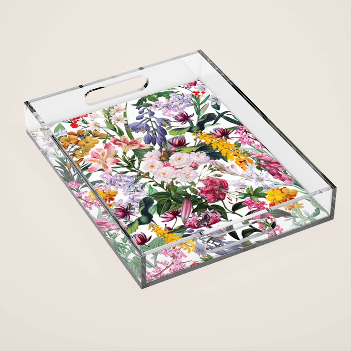 Vintage Garden X Acrylic Tray Gallery Image 1