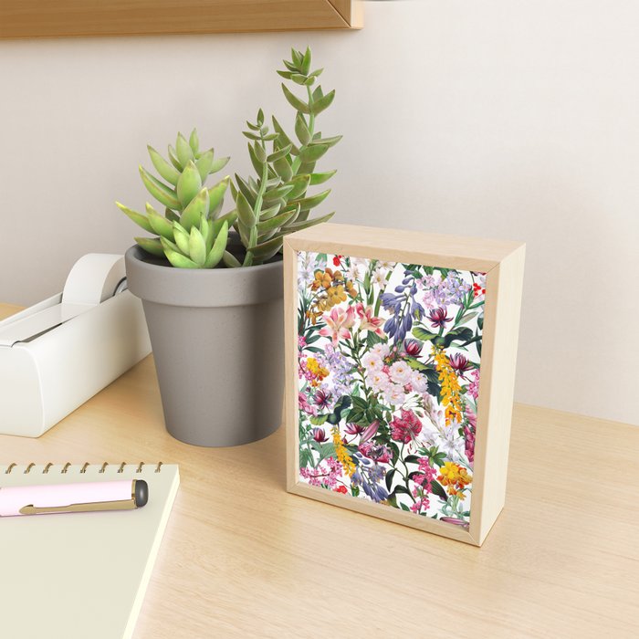Vintage Garden X Mini Art Print Gallery Image 2