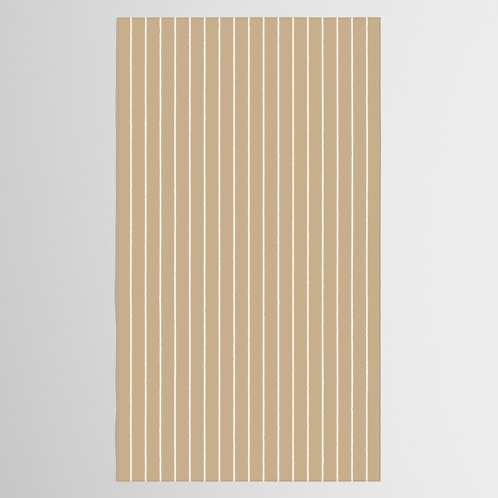 Minimal Arch LVI Neutral Tan Modern Geometric Lines Tablecloth Gallery Image 2