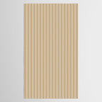 Minimal Arch LVI Neutral Tan Modern Geometric Lines Tablecloth Gallery Image 2