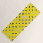 Polka Proton Yellow Yoga Mat Gallery Image 1