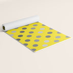 Polka Proton Yellow Yoga Mat Gallery Image 2