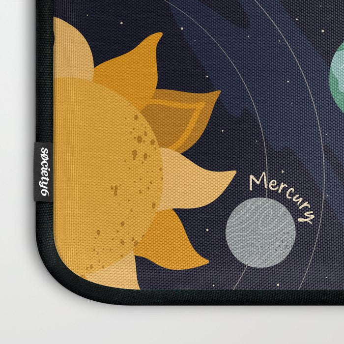 Solar System for Kids Horizontal Laptop Sleeve Gallery Image 3