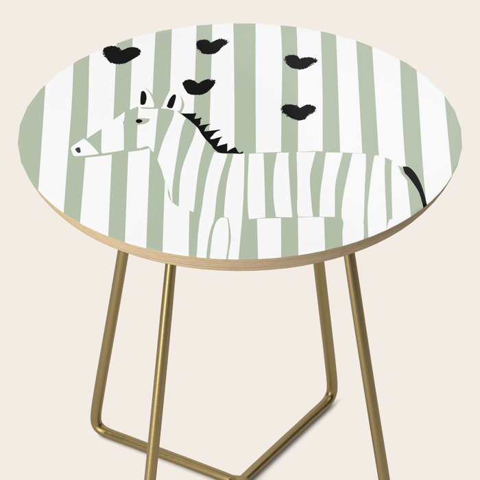 Cool zebra Side Table Gallery Image 2
