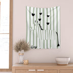 Cool zebra Wall Tapestry Gallery Image 2