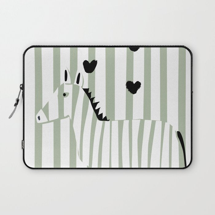 Cool zebra Laptop Sleeve Gallery Image 1