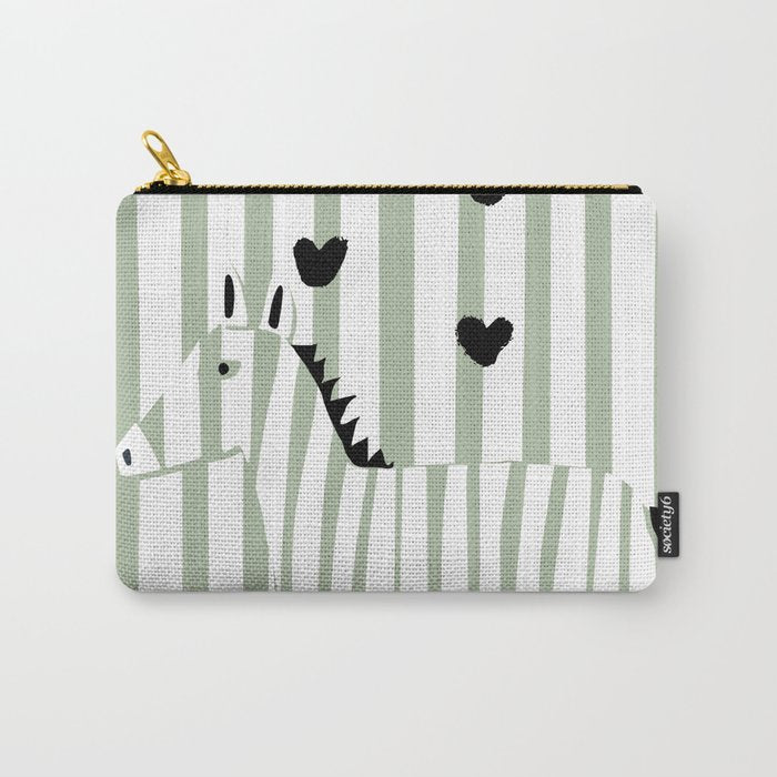 Cool zebra Carry All Pouch Gallery Image 1