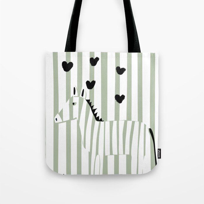 Cool zebra Tote Bag Gallery Image 1