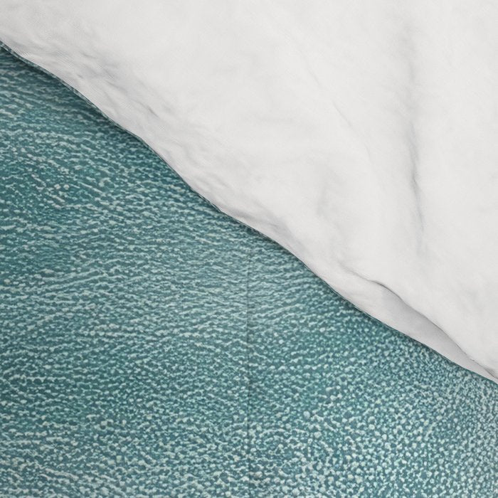 Surfers at Shore - Aerial Beach Photography Comforter Gallery Image 4