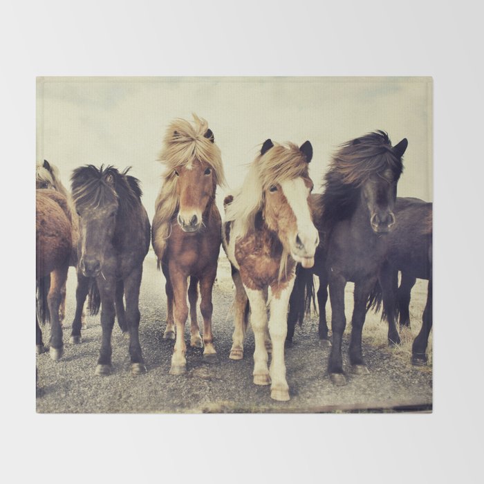 Horses Throw Blanket Gallery Image 2