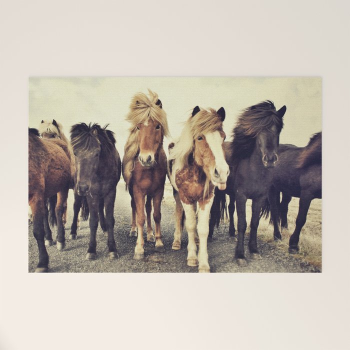Horses Welcome Mat Gallery Image 1