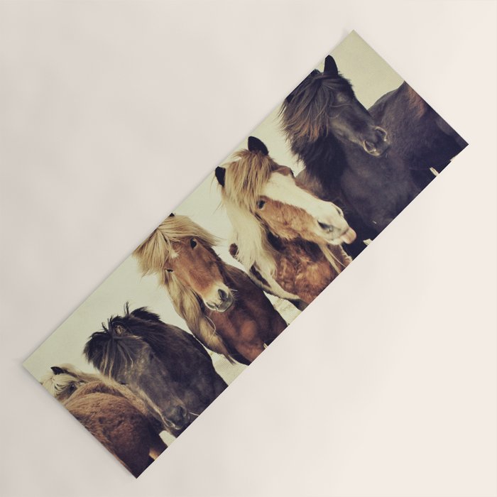 Horses Yoga Mat Gallery Image 1