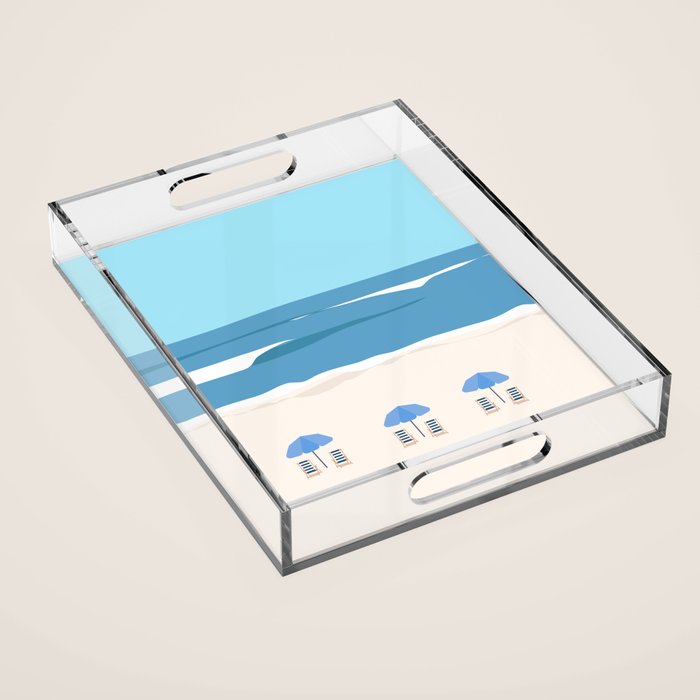 Hilton Head Island Summer Acrylic Tray Gallery Image 1