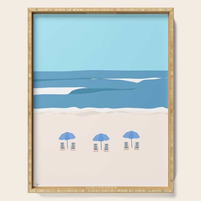 Hilton Head Island Summer Serving Tray Gallery Image 1