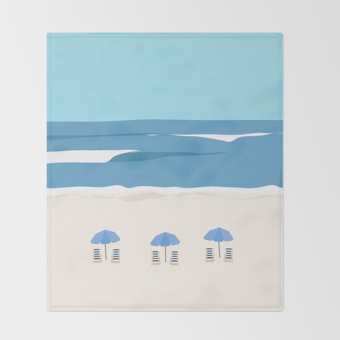 Hilton Head Island Summer Throw Blanket Gallery Image 2