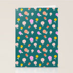 Holiday Blooms Pattern Stationery Card Gallery Image 2