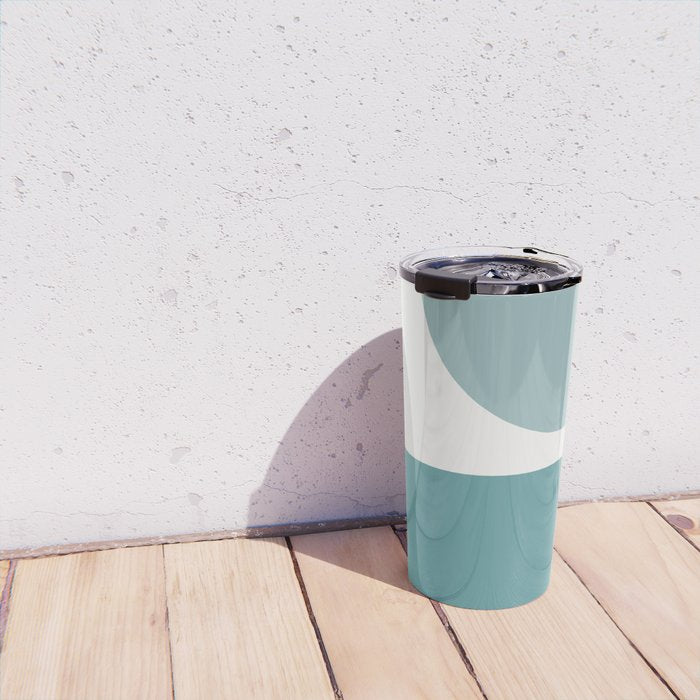 Modern Minimal Arch Abstract XX Travel Mug Gallery Image 4