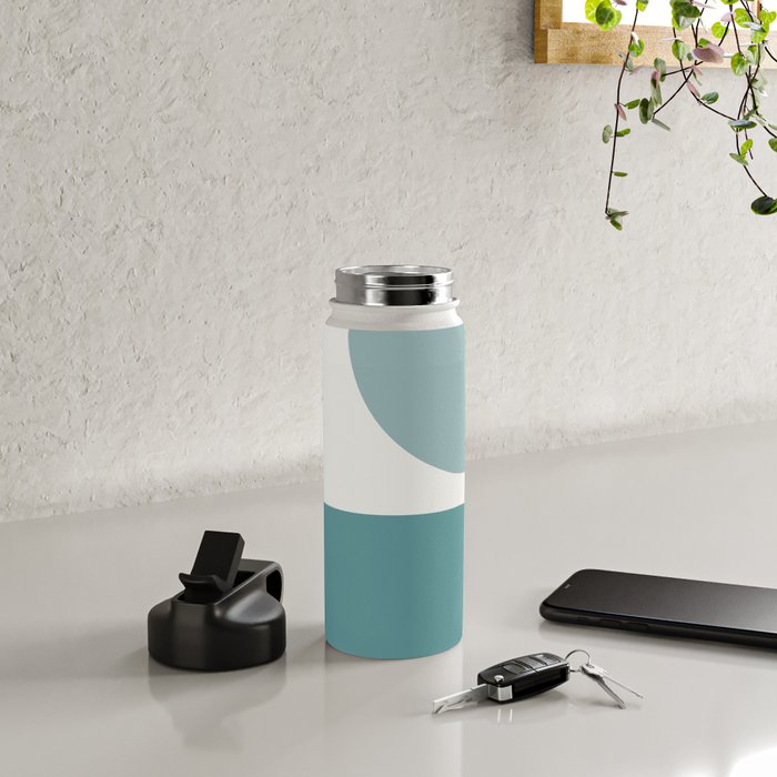 Modern Minimal Arch Abstract XX Water Bottle Gallery Image 4