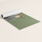Striped Bird Pair Yoga Mat Gallery Image 2