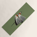 Striped Bird Pair Yoga Mat Gallery Image 1