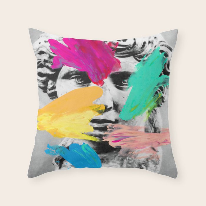 Composition 705 Throw Pillow Gallery Image 1