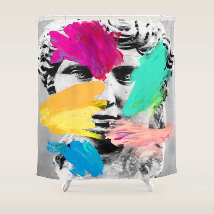 Composition 705 Shower Curtain Gallery Image 1