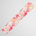 City life botanical park pearl pink Table Runner Gallery Image 3