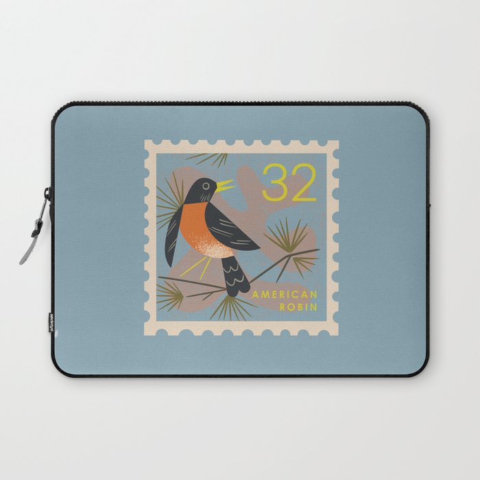 Robin Postage Stamp Laptop Sleeve Gallery Image 1