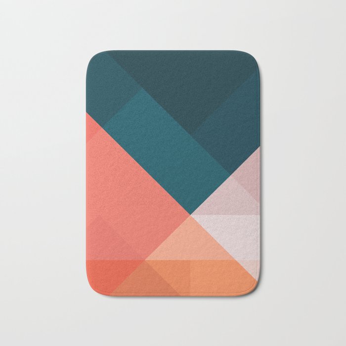 Geometric 1708 Bath Mat Gallery Image 1