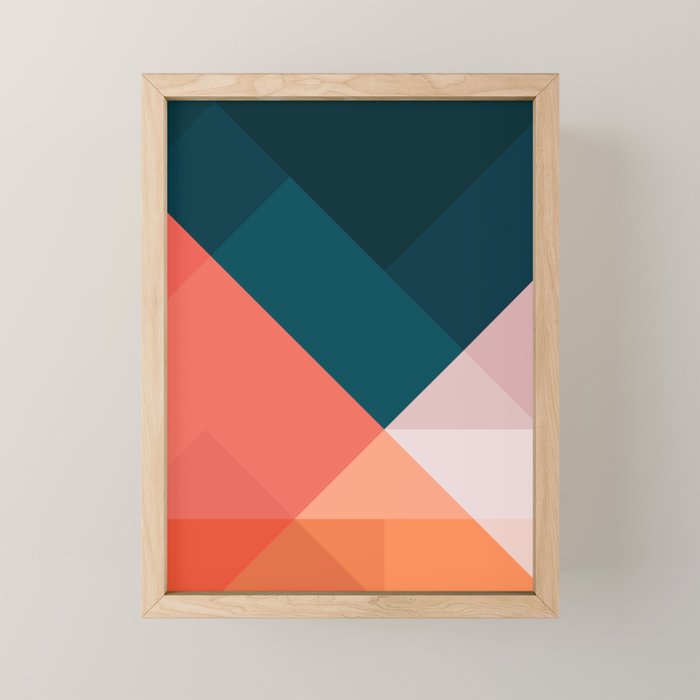 Geometric 1708 Mini Art Print Gallery Image 1