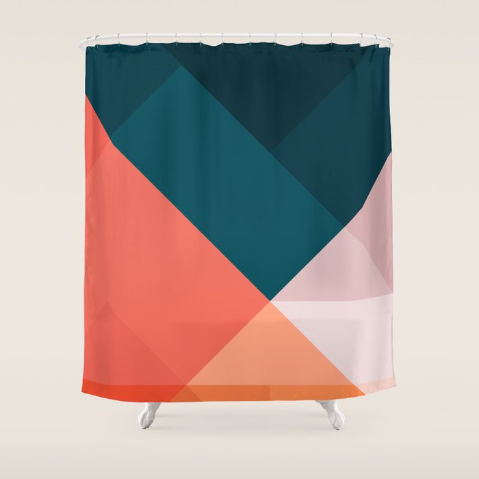 Geometric 1708 Shower Curtain Gallery Image 1