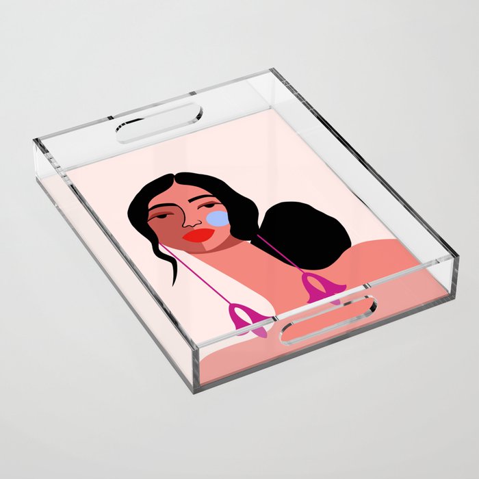 Pink Earrings Acrylic Tray Gallery Image 1