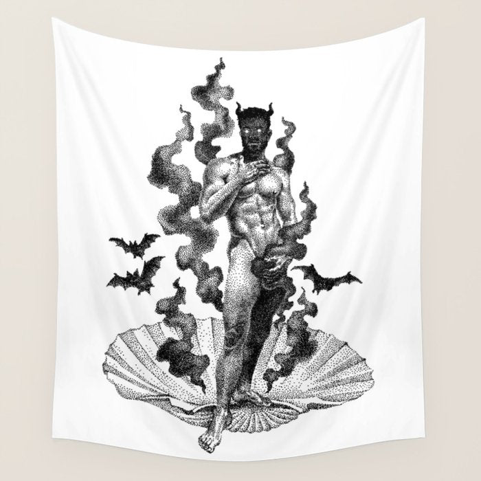 The Birth of Lust SPOOKYDOOD Wall Tapestry Gallery Image 1