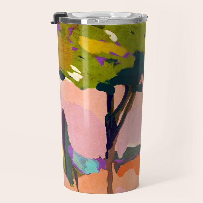 sundown with tree landscape Travel Mug Gallery Image 3