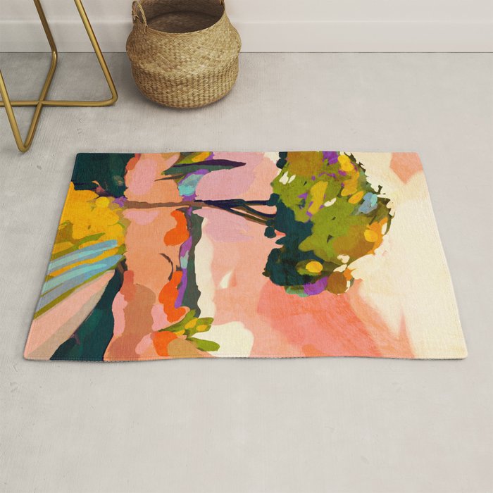 sundown with tree landscape Rug Gallery Image 1