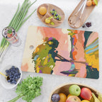 sundown with tree landscape Cutting Board Gallery Image 2