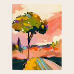 sundown with tree landscape Poster Gallery Image 4