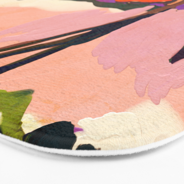sundown with tree landscape Bath Mat Gallery Image 3