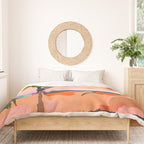 sundown with tree landscape Duvet Cover Gallery Image 3