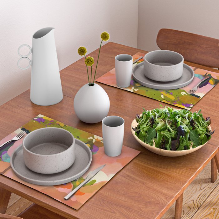 sundown with tree landscape Placemat Gallery Image 2