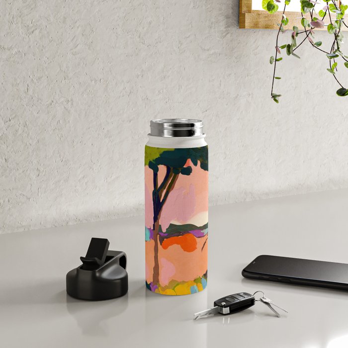 sundown with tree landscape Water Bottle Gallery Image 4