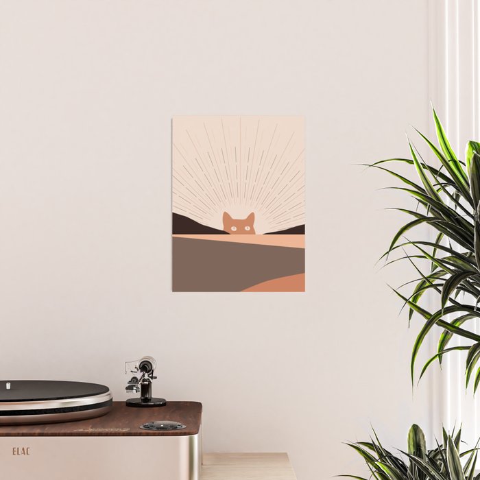 Cat Landscape 124 Poster Gallery Image 2