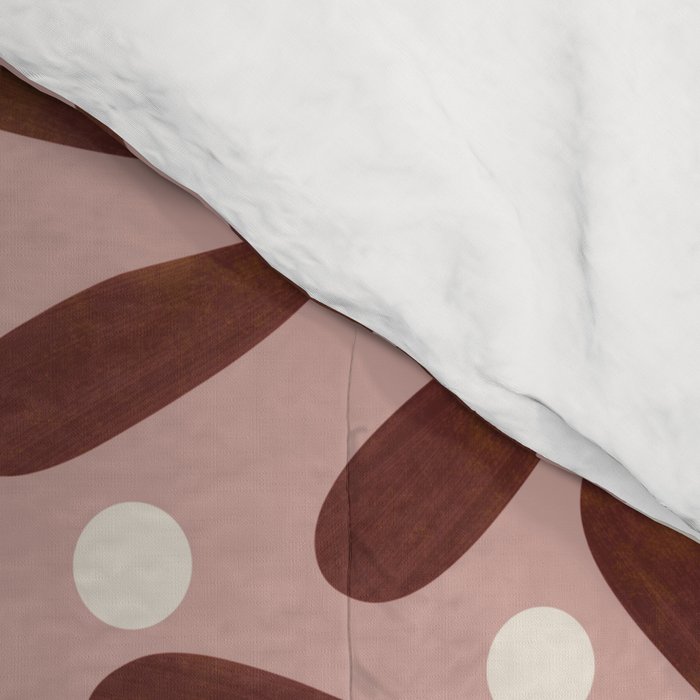 Vase and leaves collection Comforter Gallery Image 4