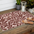 Vase and leaves collection Outdoor Rug Gallery Image 2