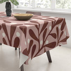 Vase and leaves collection Tablecloth Gallery Image 3